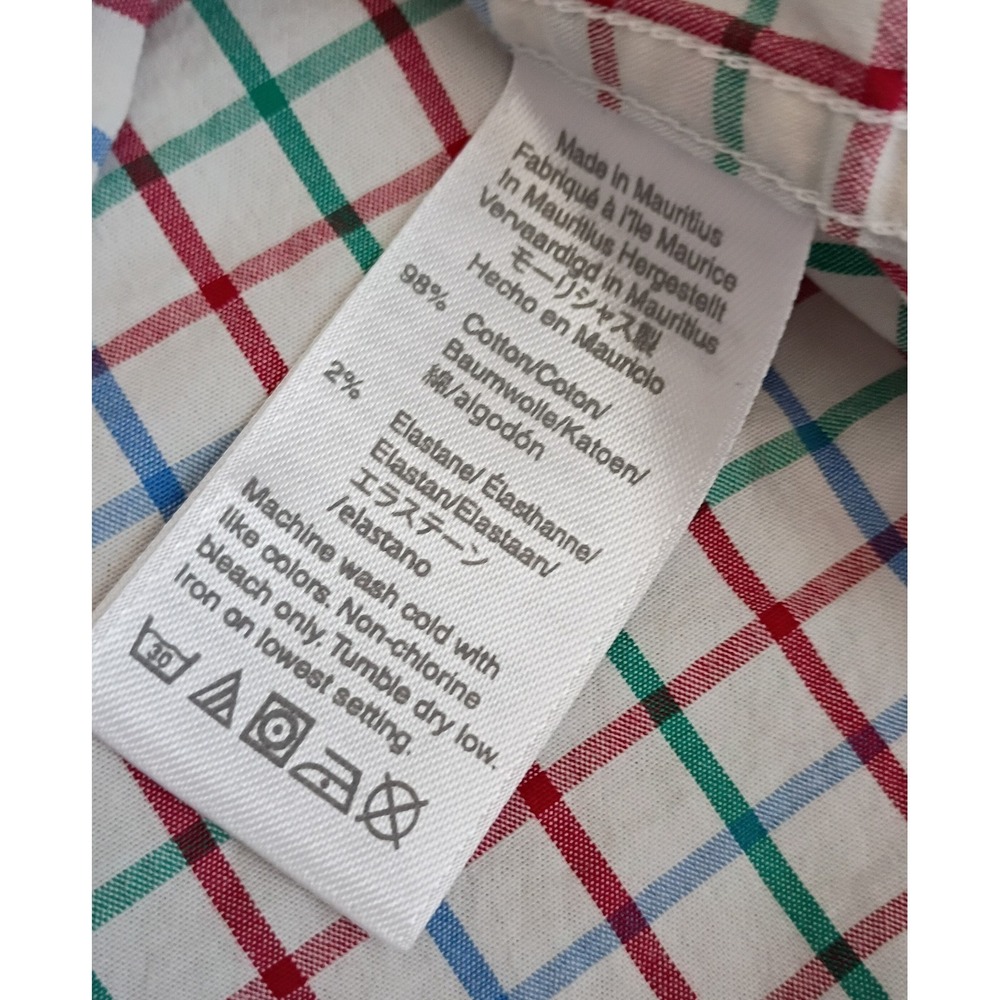 J.CREW Flex Washed Classic Fit Plaid Button-Down Shirt Men's Size M Multicolored - Picture 8 of 13
